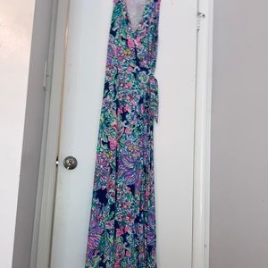 Lilly Pulitzer Maxi Wrap dress, Size XL